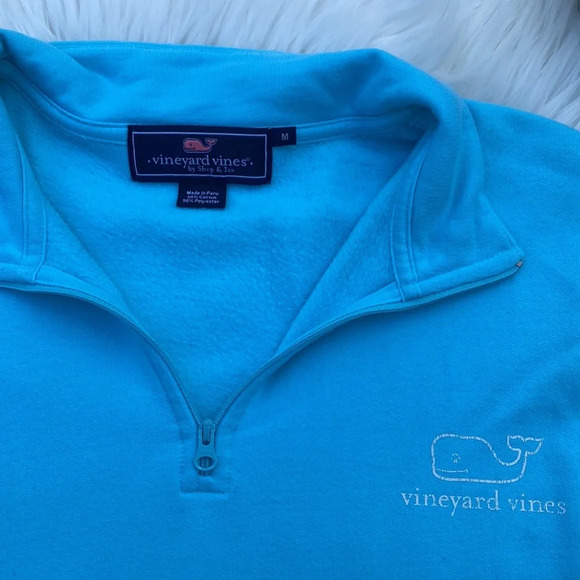 Vineyard Vines blue quarter zip sweatshirt - Picture 2 of 5